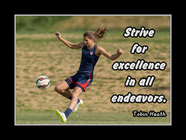 Tobin Heath Inspirational Soccer Motivation Quote Poster Print Gift Wall... - $22.99+