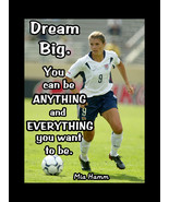 Mia Hamm Inspirational Soccer Motivation Poster Print Quote Wall Art Gift - £18.08 GBP+