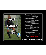 Rare Inspirational Soccer GoalKeeper Poster Unique Personalized Custom Gift - £23.59 GBP+