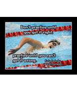 Inspirational Swimmer Motivation Quote Poster Katie Ledecky Swim Wall Art - $19.99+
