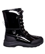 NWOB UGG ADIRONDACK III PATENT WOMEN BOOTS LEATHER Black US 7 EU 37/38 Tall - $195.00