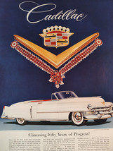 1952 September Holiday Original Art Ad Advertisement Golden Anniversary CADILLAC - £8.68 GBP