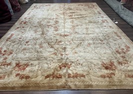 Chinese Aubusson Wool Rug 10x14, European Design, Thick Wool Pile - $3,400.00