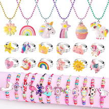 Gift for Little Girls Jewelry Sets, Kids Jewelry for Toddler Girl Toys 3-5 2-4,  - £24.17 GBP