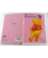 &quot;Happy Birthday Rachel&quot; Card Winnie the Pooh Girl Women Pink Butterfly - £2.46 GBP