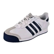  Adidas Samoa LEA J Shoes White Sneakers Leather G20686 Size 4.5 Y = 6 Women - £43.45 GBP