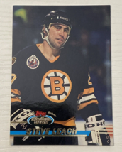 1993-94 Stadium Club Boston Bruins Hockey Card #187 Steve Leach - £1.57 GBP