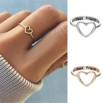 [Jewelry] Best Friend Heart Ring for Friendship Gift - $8.49+