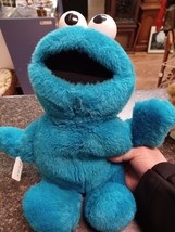 Tickle Me Cookie Monster 1997 Tyco 16" Talking Stuffed Plush Toy Tested Video - $24.74