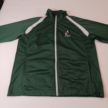 Sport-Tek LGH SAFETY FIRST Men's Green Jacket Full Zip Pockets Jacket Size Large image 6