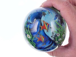 Joseph Morel Zellique Fish Deep Sea paperweight 1995 - £154.07 GBP