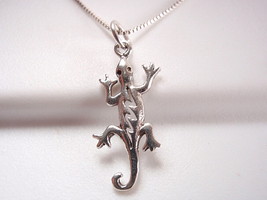 Gecko Pendant 925 Sterling Silver Corona Sun Jewelry - $10.79
