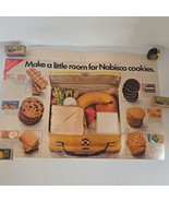 NABISCO 1968 Vintage Poster 27x39 Cookies Lunch Box Chips ahoy RARE!! - $53.92