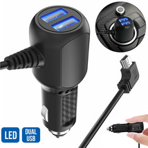 Usb Car Charger Power Cord Cable For Garmin Nuvi Vehicle Gps 2595Lmt 259... - $17.09