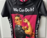 Brainstorm Gear Biking Shirt Womens Size L We Can Do It World War 2 Prop... - $13.73