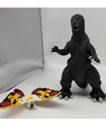 2005 GODZILLA  8" long +  2002  MOTHRA  4 inches - Toho Bandai - $20.00