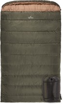 TETON Sports Celsius Mammoth Double Sleeping Bag - Queen-Sized Cold-Weather - £155.50 GBP