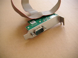 Dell Serial PS2 RS232 Add In Card SFF LOW bracket Cable half-Height Y900... - $2.58