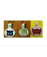PJ Mask In the Hoop Keychains Embroidery Applique Design - Digital Embro... - $188.77 MXN