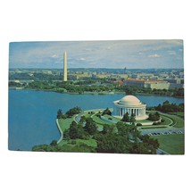 Postcard A Beautiful Panorama View Washington DC Thomas Jefferson Memorial - £5.43 GBP