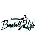 Baseball Life Car Decal NEW Long Lasting Outdoor Vinyl - $57.10 MXN