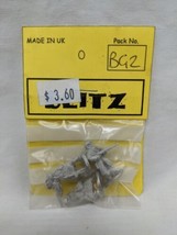 Battlefield Blitz 20MM WWII BG 2 Infantry Soldiers Metal Miniatures  - $31.68