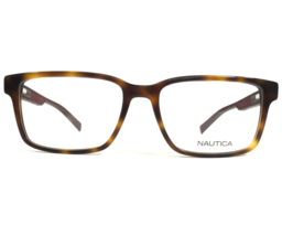 Nautica Eyeglasses Frames N8156 260 Brown Red Tortoise Square Full Rim 5... - $64.34