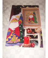 Sisters &amp; Best Friends Pattern Merry &amp; Bright Santa Plus 7 Count Fabric - €18,23 EUR