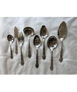 Rogers Oneida Flirtation 1881 serving pieces lot of 8 silver-plate - €47,63 EUR