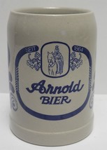 Arnold Bier Seit 1864 Stein Stoneware Beer Mug Germany 0.5 L - £7.53 GBP