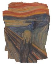 The Scream by Edvard Munch Paint Blaze Vinyl Decal Sticker UV &amp; Water Pr... - $109.97 MXN