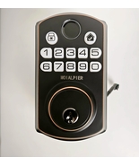 Moialpier brand smart door lock with fingerprint and passcode, tuya blue... - $89.00