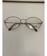 VTG NOS Silhouette Lights Purple &amp; Gold Metal Oval Eye Glass Frames 56-1... - $570.20 MXN