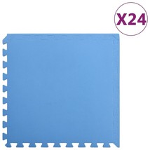 vidaXL Floor Mats 24 pcs 8,64 EVA Foam Blue - $174.51