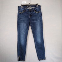 Kut from the Kloth Donna Ankle Skinny Jeans Women&#39;s 8 Embellished Stud M... - $29.00