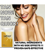 SUNKISSED TANNING PILLS TABLETS MAX STRENGTH TAN DEEP DARK BRONZED GLOWING - $40.75 CAD
