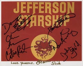 Jefferson Starship Grace Slick Paul Kantner FULLY SIGNED Photo + COA Guarantee - £130.19 GBP