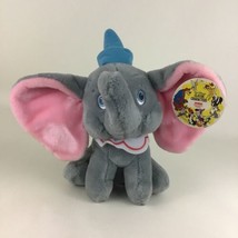Walt Disney Classic Dumbo 13&quot; Plush Stuffed Toy Elephant Sears Tags Vintage 80s - £35.57 GBP