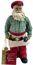 Vintage 1996 Possible Dreams Clothique Santa w/ Toolbelt Christmas Decor... - £49.56 GBP