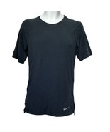 nike dry fabrics slim fit black short sleeve training shirt size S - £15.56 GBP