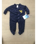 NWT Little King West Virginia Mountaineer 3-6 Month Infant Footed Pajama... - £11.20 GBP