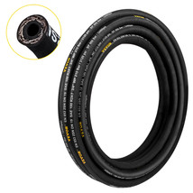 VEVOR Hydraulic Hose SAE 100 ft 3/8" Coiled Hydraulic Hose R2 Steel W.P. PSI5000 - £122.29 GBP