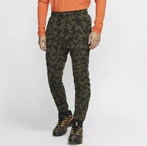 Nike Tech Fleece Men&#39;s Printed Sportswear Olive Camo Size S Small CJ5981... - £61.14 GBP