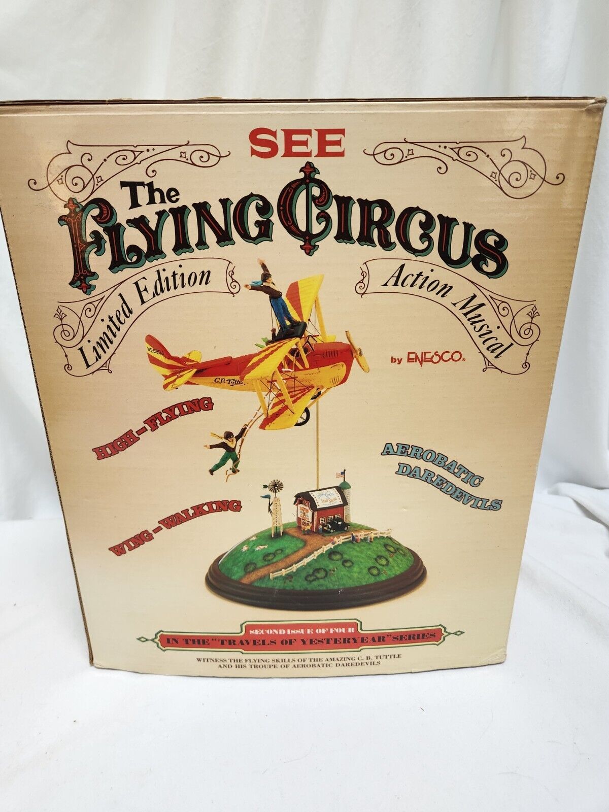 Enesco Limited Edition The Flying Circus Music Box with COA EN3216 - £47.34 GBP