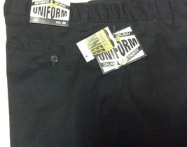 Galaxy Authentic Boys School Uniform Pants Black NWT Sz 20 Double Knee X... - £10.23 GBP
