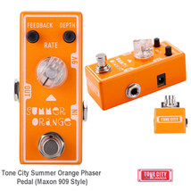 Tone City Summer Orange Phase TC-T12 EffEct Pedal (Maxon 909 Style) True Bypass  - £37.39 GBP