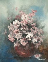 Original 8x10 Floral Canvas Wall Art 02 -: rdoward fine art - $19.00