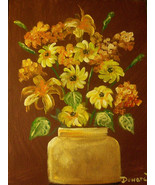 Original 8x10 Floral Canvas Wall Art 03 -: rdoward fine art - £14.96 GBP