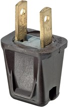 Leviton #123 2-Pole 10-Amp 125-V Straight Blade Non-Polarized Brown Plug - $18.35 MXN