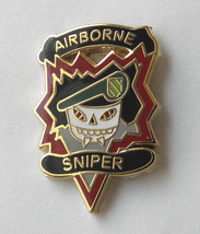 Army Airborne Special Forces Sniper Green Beret Lapel Pin Badge 1 Inch - £4.50 GBP